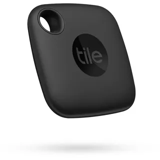 Tile Mate (2022) Bluetooth Schlüsselfinder, 1er Pack, 60m Reichweite, inkl. Community Suchfunktion, iOS und Android App, kompatibel mit Alexa und Google Home, Schwarz