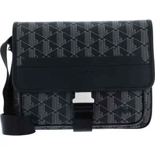 Lacoste The Blend Messenger - Umhängetasche L 29 cm (monogram noir gris) - Dunkelgrau