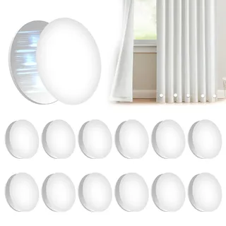 12-Paar Duschvorhang Magnet 4cm 31g, Weiß Outdoor Vorhang OutdoorvorhäNge Duschvorhang Beschwerer Duschvorhang Gewichte Gardinenbeschwerer BettwäSche Decken Tischdecke KüHlschrank