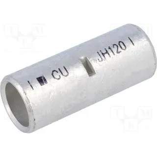 1x Stoßverbinder Kupfer 120mm2 verzinnt VA03-0013 JH120 Bootlace ferrule butt sp