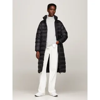 Tommy Hilfiger Steppmantel »MW DOWN FUNNEL NK MAXI COAT«, mit Funnelkragen, schwarz