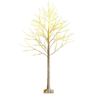 Costway Weihnachtsbaum Künstlicher Weiß 180 cm