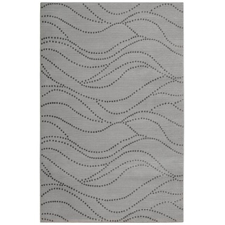 Esprit Flachwebeteppich , Grau , Textil , Wellen , rechteckig , 200x290 cm , Textiles Vertrauen - Oeko-Tex® , für Fußbodenheizung geeignet, in verschiedenen Größen erhältlich, pflegeleicht, leicht zusammenrollbar , Teppiche Und Böden, Teppiche, Webteppiche