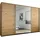 Schwebetürenschrank CORTONA 323 x 214 x 64 cm braun