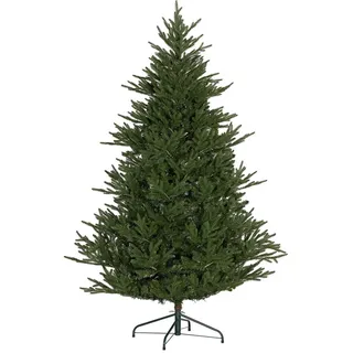 Homcom Künstlicher Weihnachtsbaum, 180 cm mit 2380 Spitzen, klappbar Metallständer, für Weihnachten Deko, Grün - Grün