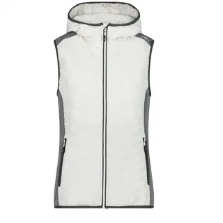 CMP Hybrid Fix Hood Weste Weiß 38