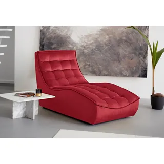 CALIA ITALIA Chaiselongue »Banjo, Designsofa, erstklassiger Sitzkomfort, als Einzelelement« oder als Modulsofa mit den passenden Erweiterungselementen stellbar, rot