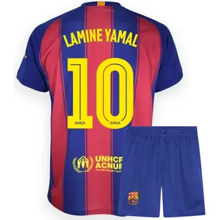 FC Barcelona Fußball Trikot Set Lamine Yamal Heim - 2025-2026 - Kind - 152 - Blau