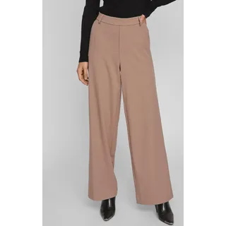 Stoff Hose High Waist Wide Leg VIVARONE | 36 - Braun