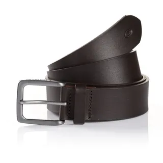 Ledergürtel TOM TAILOR "TTSCOTT", Herren, Gr. 120, braun, Rindsleder, Gürtel Ledergürtel, 3,5 cm breit, Herrengürtel, Jeans und Casual, bis Gr. 120