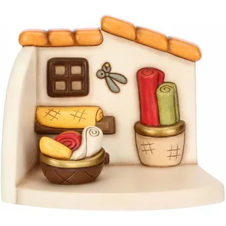 Thun THUN, Bottega Della Sarta aus hochwertiger Keramik, Kollektion Klassische Krippe, Figuren für Weihnachtskrippe, Sammlerstück, 15,6 x 10,8 x 12 cm