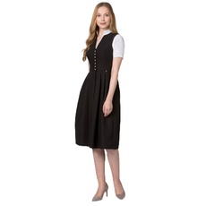 Stockerpoint Damen Dirndl ELSA Kleid für besondere Anlässe, schwarz, 42