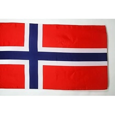 AZ FLAG Flagge NORWEGEN 250x150cm - NORWEGISCHE Fahne 150 x 250 cm Scheide für Mast - flaggen Top Qualität