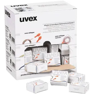 Uvex Gehörschutzstöpsel 23 dB mehrweg Whisper 2111201 50 Paar,