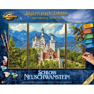 Schipper Malen nach Zahlen Meisterklasse Triptychon 50 x 80 cm mehrfarbig