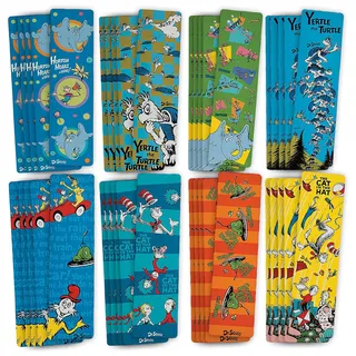 Raymond Geddes 66869 Dr Seuss Lesezeichen für Kinder, 50 Stück