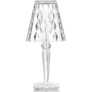 Kartell Big Battery, Table Lamp, Glasklar, Dimmbare Batterieversion