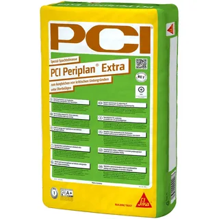 PCI Periplan Extra 25 kg faserarmierte Spachtelmasse grau
