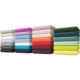 OTTO home Spannbettlaken Baumwolle-Jersey 120 x 200 cm rosa