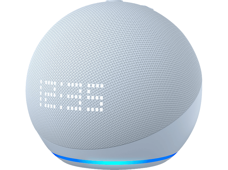 Bild von Echo Dot 5. Generation mit Uhr blaugrau