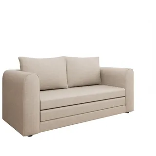 panda möbel Arelis Schlafsofa mit Bettfunktion - Beige, - Beige
