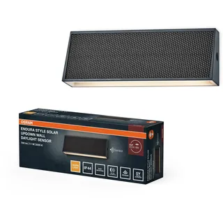 Osram Außenleuchte Kunststoff 6,3 cm Solar 410 lm IP44 dunkelgrau