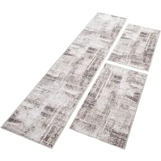 OTTO home Bettumrandung »Salsa« Höhe 9 mm 3 tlg. mit besonders weichem Flor, Kurzflor, im Vintage-Look, dichte Qualität,