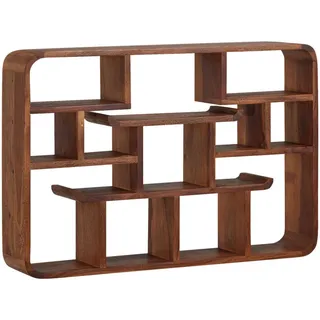 Wohnling Wandregal WL6.529 80 x 55 x 15 cm Braun