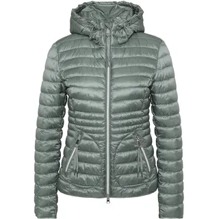 Steppjacke CARTOON "Steppjacke mit Reißverschlusstaschen", Damen, Gr. 36, grün (laurel wreath), Obermaterial: 100% Polyamid PA., Jacken Steppjacke