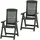 Gartensessel Tampa Klappsessel 60 x 61 x 109 cm grün 2 St.