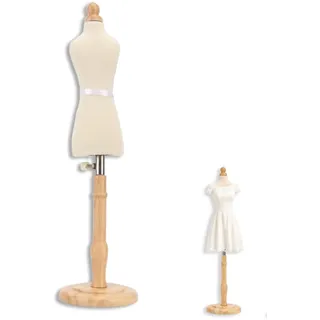 Schneiderpuppe Damenbüste Büste Torso, Einfache Installation Schaufensterpuppe Körper Weiblich Höhenverstellbar Schneiderpuppe Damenbüste Mit Holzsockel Weibliches Kleid Modell Für Kleidung, Kleid