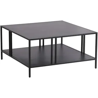 [en.casa] Kumlinge Schwarz Metall 80 x 10 x 80 cm