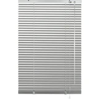 GARDINIA Aluminium-Jalousie 100 x 175 cm Silber