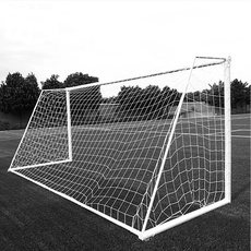 Aoneky Fußballtornetz 3x2M, 2.5mm - volle Größe Fußballtor Netz - Pfosten Nicht im Lieferumfang enthalten, weiß