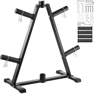 Vevor Hantelscheibenständer A-Rahmen Hantelscheibenbaum 136 kg Tragkraft