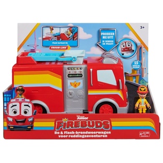 Disney Firebuds Fire Friends - Interaktives BO & Flash Feuerwehrauto mit Licht und Ton