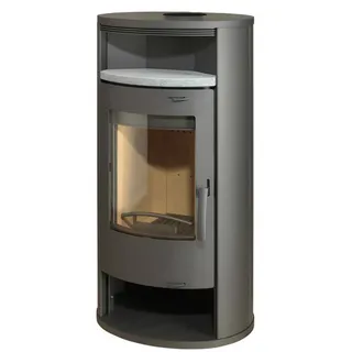 Kaminofen Olympus V1 Stahl gussgrau - Grau