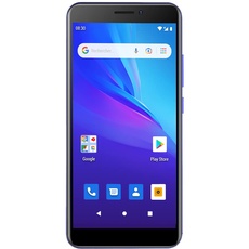 Konrow - STAR 55 - 4G Smartphone mit Dual SIM - Display 5,45'' QHD, 16 GB Speicher Erweiterbar auf 64 GB, Bluetooth 4.0, Wifi, GPS, Akku 3000mAh, 2 Kameras mit 8 & 2 Mpx - Android 12 Go - Blau