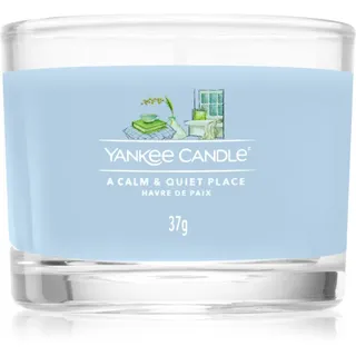 Yankee Candle A Calm & Quiet Place Votivkerze 37 g blau
