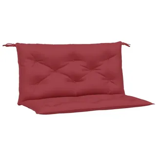 vidaXL Bankauflage 100 x 50 x 7 cm rot 2 St.
