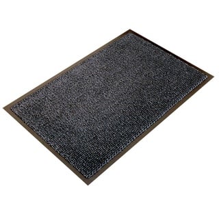 FLOORTEX Doortex Schmutzfangmatte "ultimat" | 90 x 150 cm | aus Mikrofaser | Polypropylen | Vinyl | grau