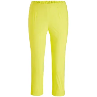 Schlupfhose GOLDNER "Kurzgröße Schlupfhose LOUISA mit Steppnähten", Damen, Gr. 24, K-Gr, grün (hellgrün), Obermaterial: 72% Viskose CV. 25% Polyamid PA. 3% Elasthan EL., Hosen Schlupfhose