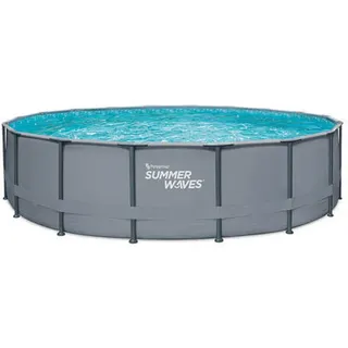 Pool , Anthrazit , Kunststoff , 132 cm , Freizeit & Co, Pools & Wasserspaß