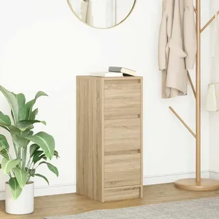 vidaXL Sideboard Sonoma-Eiche 29,5x34x76 cm Holzwerkstoff - Braun