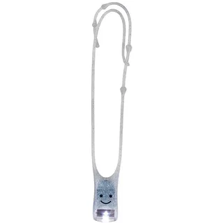 Moses Lese Buddy - Das Leselicht für Kinder | Multifunktionale Leselampe in Silber mit Glitzer | Taschenlampe zum Umhängen, 26244