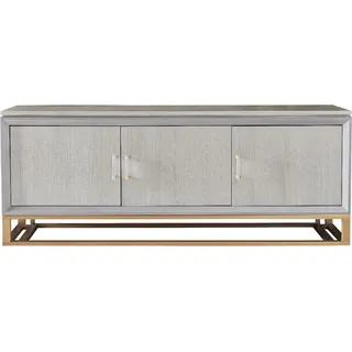 Kommode Möbel Sideboard Design Klassisch Holz Modern Luxus Holz Schrank Kommoden - Grau