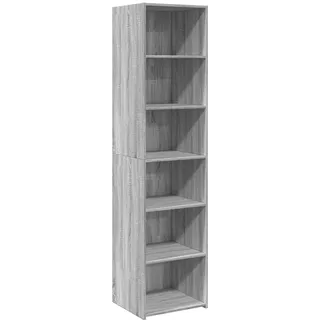 Highboard Grau Sonoma-Eiche 45x41x185 cm Holzwerkstoff - Grau