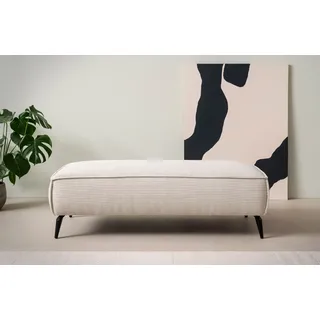 Home Affaire »TVINNU, mit Kedernaht, Cord u. Flachgewebe« zur Serie TVINNU, gemütlicher Sitzkomfort, rechteckig, schwarze Füße,