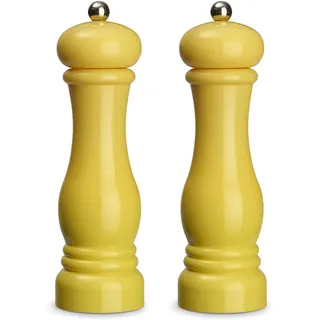 Echtwerk Gewürzmühlen Set 21 cm Gelb unbefüllt