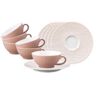 SELTMANN WEIDEN Teetasse mit Untertasse 0,14 l Rosa 6 St.